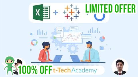 Free Coupon [3-in-1] Data Viz Bundle: Tableau, Excel & Looker Studio