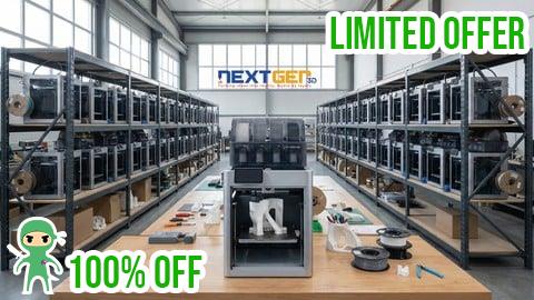 Free Coupon 3D Printing Business & Side Hustle Masterclass