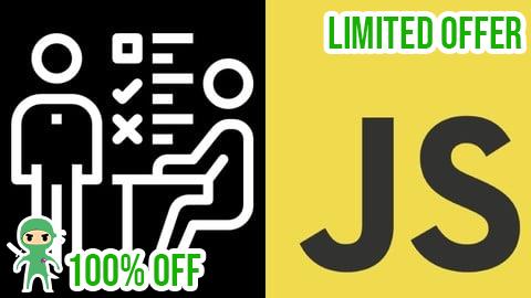 Free Coupon 400+ JavaScript Interview Questions Practice Test