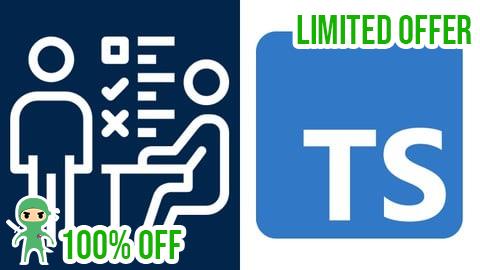 Free Coupon 600+ TypeScript Interview Questions Practice Test
