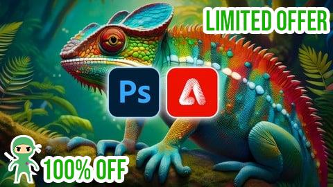 Free Coupon Adobe Photoshop and Firefly 2 in 1 Mega Course for Newbies