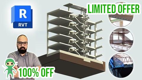 Free Coupon Advanced Revit BIM: LOD 400 Concrete Structure Modeling