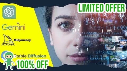 Free Coupon AI Masteclass - ChatGPT Gemini Midjourney Stable Diffusion