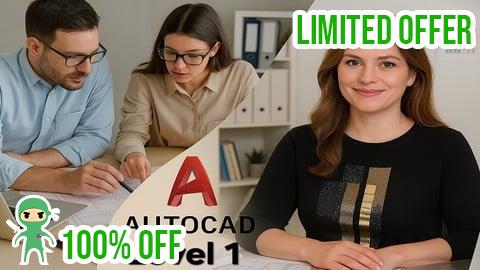 Free Coupon AutoCAD 2026 Essentials – Complete Course