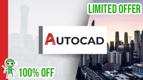 Free Coupon AutoCAD 2D Full Course كورس الاوتوكاد الكامل
