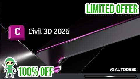 Free Coupon AutoCad Civil 3D 2026 -Step by Step Training