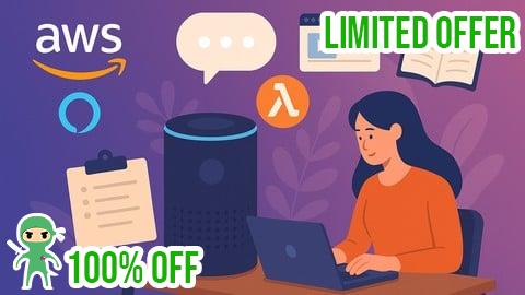 Free Coupon AWS Alexa Skill Builder: 195 Exam Practice Questions