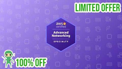 Free Coupon AWS Certified Advanced Networking Specialty Practice Exams