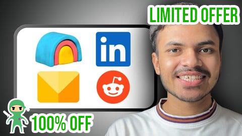 Free Coupon B2B Lead Gen: Clay, LinkedIn, Cold Email and Reddit Playbook
