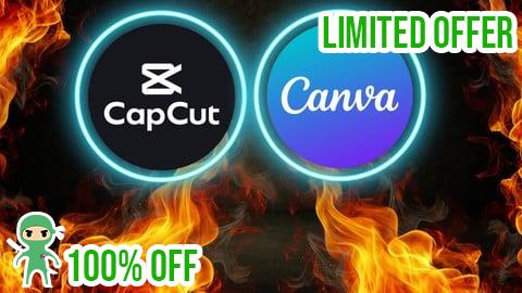 Free Coupon CapCut and Canva Masterclass Graphic Design With Video Edit