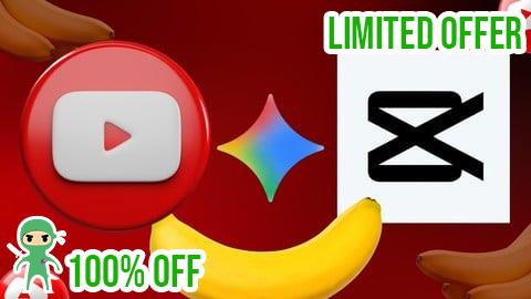 Free Coupon CapCut + Nano Banana: Faceless YouTube Automation Mastery