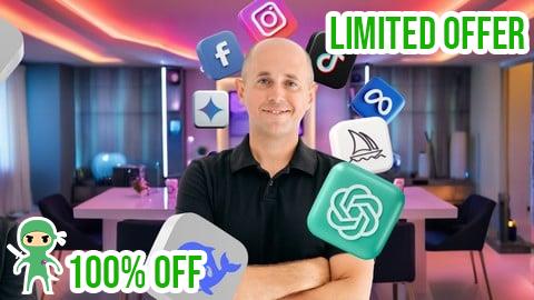 Free Coupon ChatGPT & AI for Social Media Marketing: Strategy and Ads