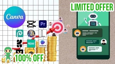 Free Coupon ChatGPT Complete Course: Make Money with AI & Canva