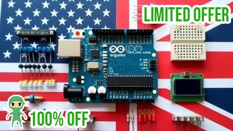 Free Coupon Complete Arduino Course, Electronics + 15 Projects