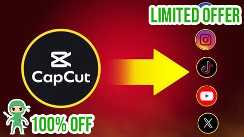 Free Coupon Complete CapCut for Social Media Video Editing MasterClass