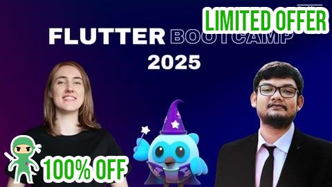 Free Coupon Complete Flutter Guide 2025: Build Android, iOS and Web apps