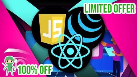 Free Coupon Complete JavaScript, jQuery and React Bootcamp - Hands-On