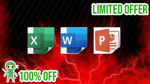 Free Coupon Complete Microsoft Office Masterclass Word Excel PowerPoint