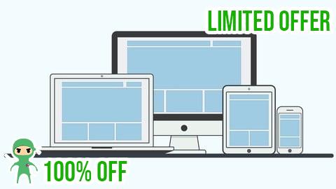 Free Coupon Complete Responsive Web Development: 4 courses in 1