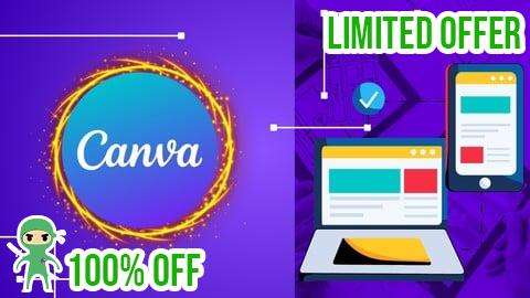 Free Coupon Complete UI/UX Design with Canva - Design Smart Interface