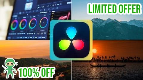 Free Coupon Comprehensive DaVinci Resolve With Color Grading Masterclass