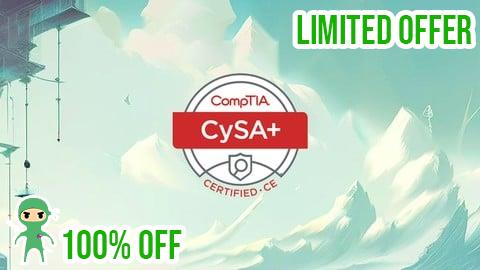 Free Coupon CompTIA CySA+ Certification - Complete Practice Exam Guide