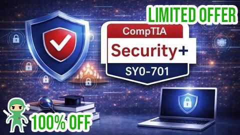 Free Coupon CompTIA Security+ SY0-701: 6 Practice Exams 2026