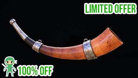 Free Coupon Create a 3d War Horn in Maya and Substance Painter