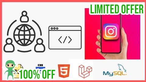 Free Coupon Desarrollo de un Sistema tipo Instagram con Laravel 9