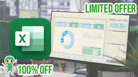 Free Coupon Excel Data Mastery: Formulas, Functions, Charts, and Graphs