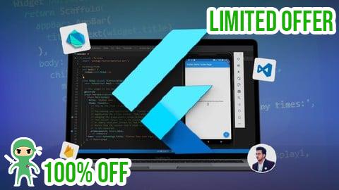 Free Coupon Flutter Masterclass (Dart, APIs, Firebase & More) - 2024