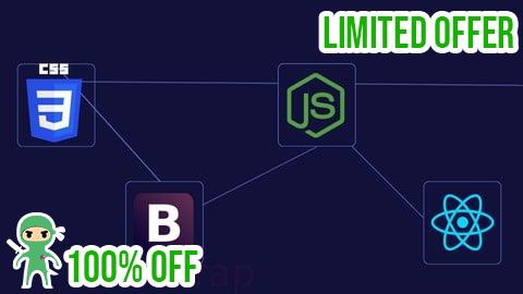 Free Coupon Foundations of Web Development: CSS, Bootstrap, JS, React