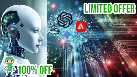 Free Coupon Full AI Course 2025: ChatGPT, Gemini, Midjourney, Firefly