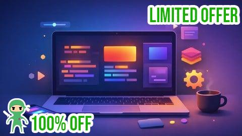Free Coupon Web Development: HTML, CSS, JavaScript, Bootstrap, React JS