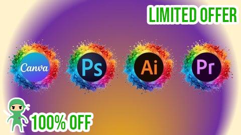 Free Coupon Graphics Design: Canva Photoshop, Illustrator & Premier Pro