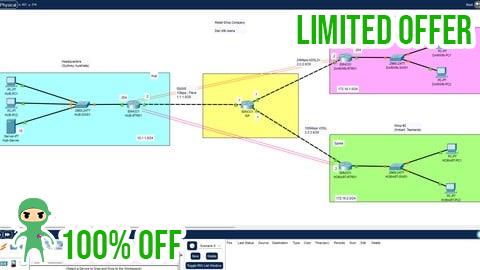 Free Coupon Cisco Packet Tracer: Setup a Hub and Spoke Network