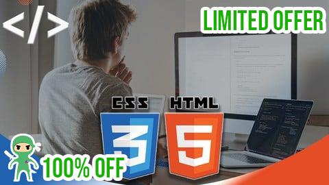 Free Coupon HTML5 & CSS3 Complete Course: Build Websites like a Pro