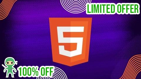 Free Coupon HTML5 Masterclass: Build Modern and Mobile Friendly Websites