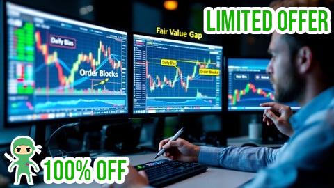 Free Coupon ICT | Fair Value Gaps & Order Blocks: Deep Dive (Core) 2025