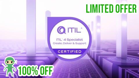 Free Coupon ITIL 4 Create, Deliver and Support: 6 Practice Tests