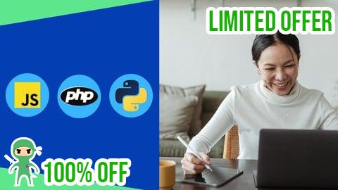 Free Coupon JavaScript And PHP And Python Programming Complete Course