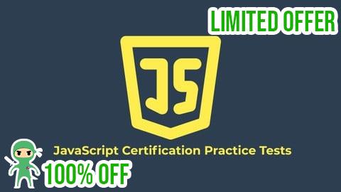 Free Coupon JavaScript Certification Practice Tests: ES6+ & Core Concept