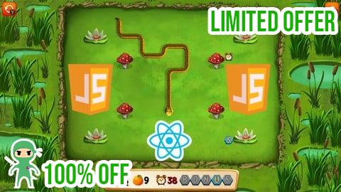 Free Coupon JavaScript & React JS Codecamp | Build Games & 15+ Projects