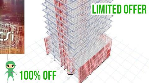 Free Coupon Learn ETABS & SAFE in the Structural Design of 15 Stories RC