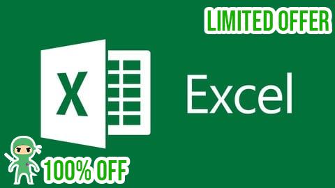 Free Coupon Learn Microsoft Excel : From Zero to Hero