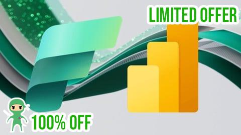 Free Coupon Learn Microsoft Power BI in Microsoft Fabric - 2 in 1 Course