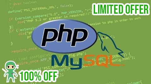 Free Coupon Learn PHP Programming: Create Dynamic Websites with MYSQL