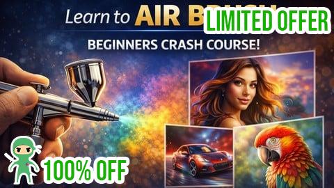 Free Coupon Learn to Air Brush - Beginners Crash Course!