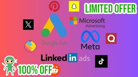 Free Coupon Master 11 Ad Platforms 2025: The Ultimate Paid Ads Course!