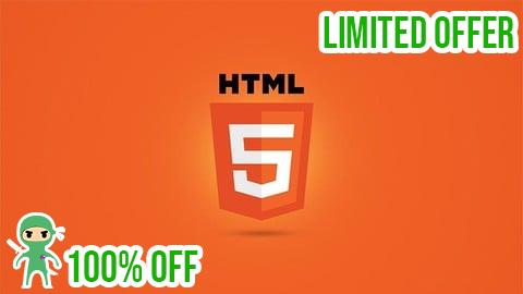 Free Coupon Master HTML Fundamentals from Scratch & Build Web Pages